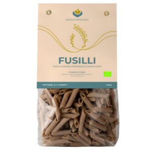 Fusilli - Pasta di semola integrale di grano duro biologico 500g